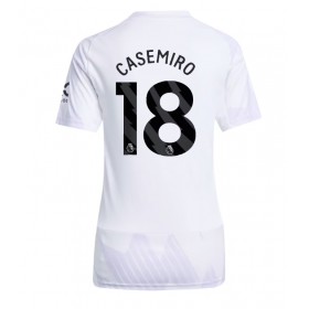 Dámské fotbalový oblečení Manchester United Casemiro #18 Venkovní košile 2025-26 Krátkým Rukávem